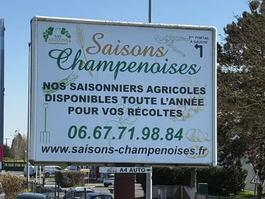 Saisons Champenoises Enseigne